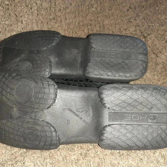 ROHDE-Dark Navy-Croc Pattern Patent with Texture-Superb-Leather-SZ 8UK-8.5 US - Picture 8 of 8